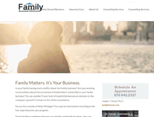 Tablet Screenshot of family-business-consulting-grand-rapids-michigan.com